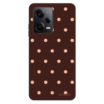 Maskica za Xiaomi Redmi Note 12 Pro 5G - Peach Dots & Chocolate