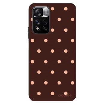 Maskica za Xiaomi Redmi Note 11 Pro - Peach Dots & Chocolate