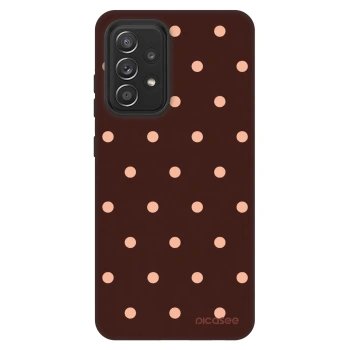 Maskica za Samsung Galaxy A52s 5G A528B - Peach Dots & Chocolate