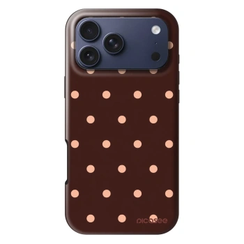 Maskica za Apple iPhone 17 Pro Max - Peach Dots & Chocolate