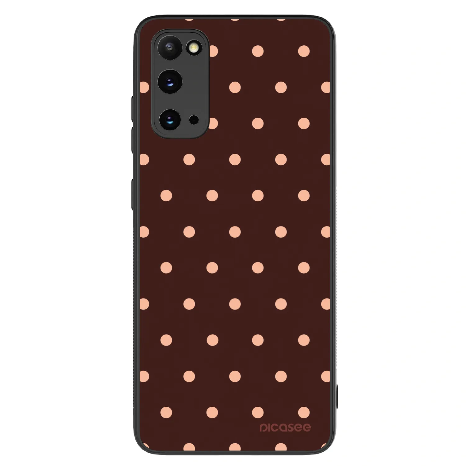 Picasee ULTIMATE CASE za Samsung Galaxy S20 G980F - Peach Dots & Chocolate