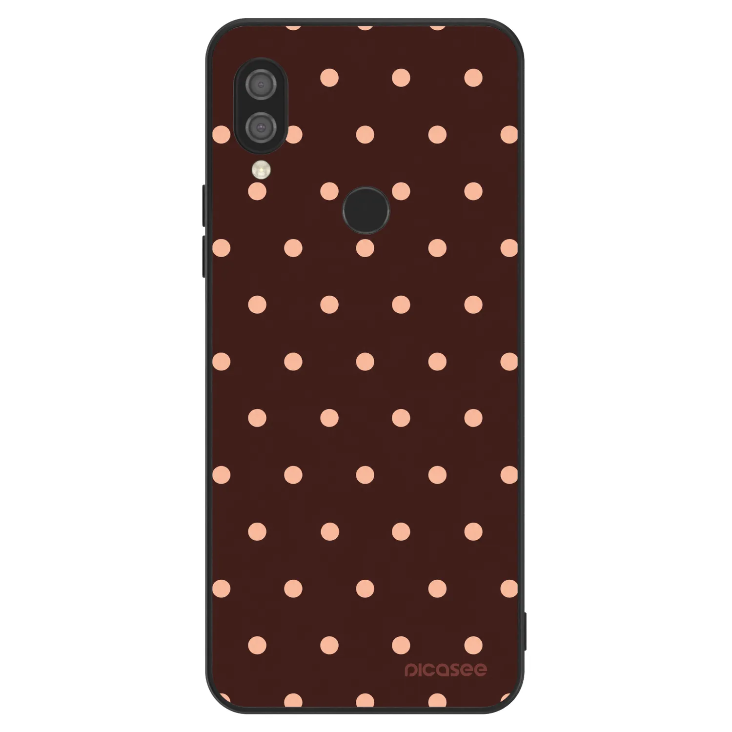 Picasee ULTIMATE CASE za Xiaomi Redmi 7 - Peach Dots & Chocolate