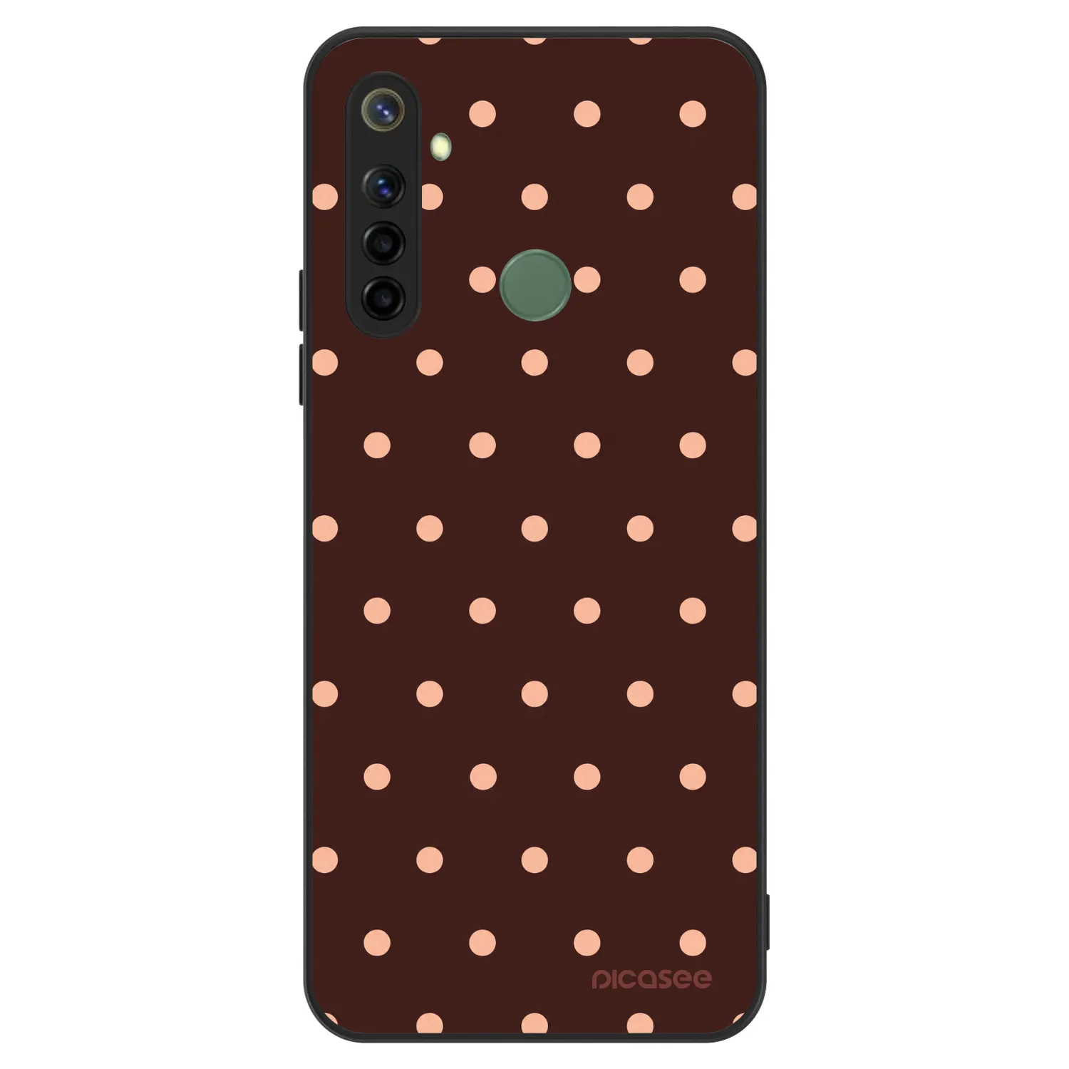 Picasee ULTIMATE CASE za Realme 6i - Peach Dots & Chocolate