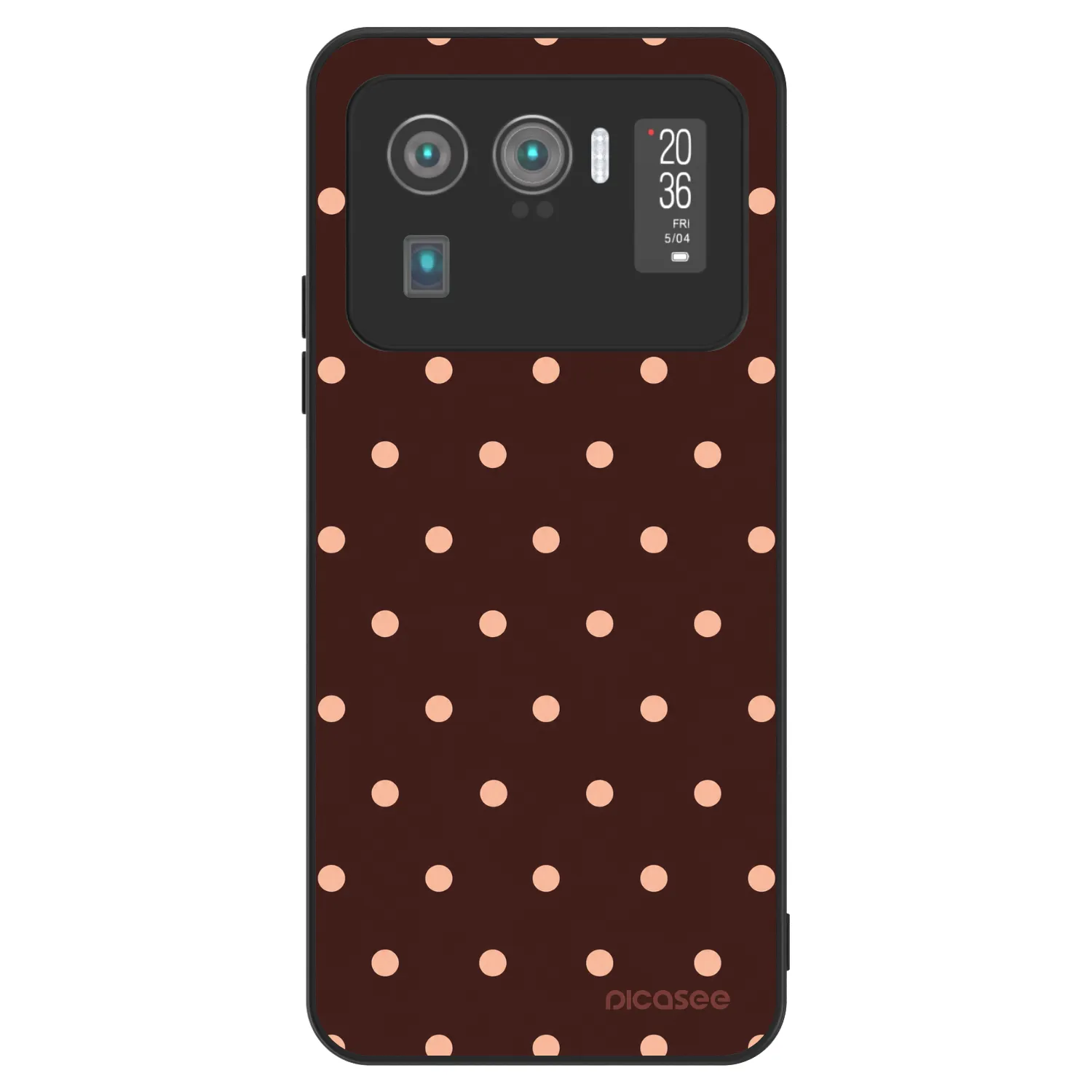 Picasee ULTIMATE CASE za Xiaomi Mi 11 Ultra - Peach Dots & Chocolate