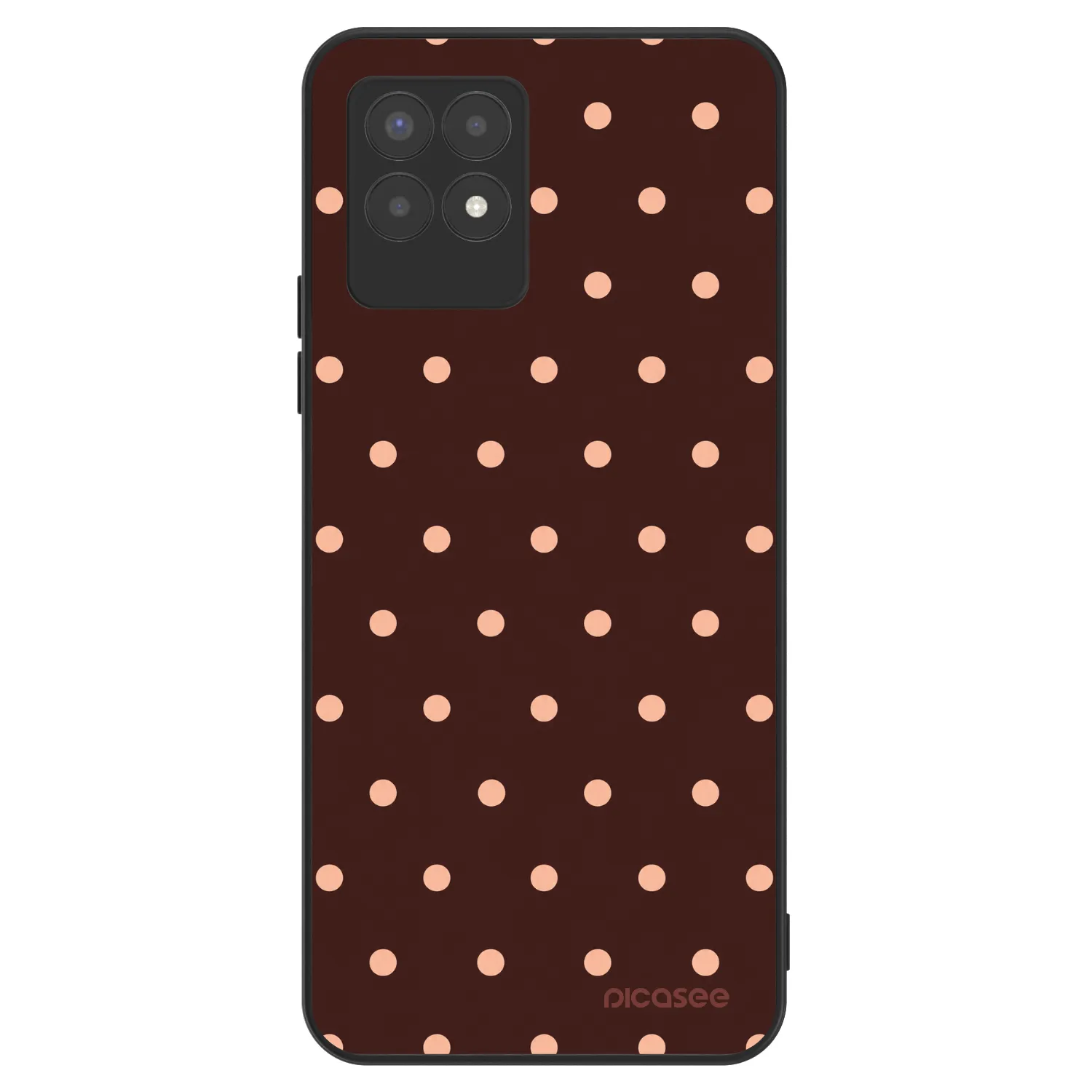 Picasee ULTIMATE CASE za Realme 8i - Peach Dots & Chocolate