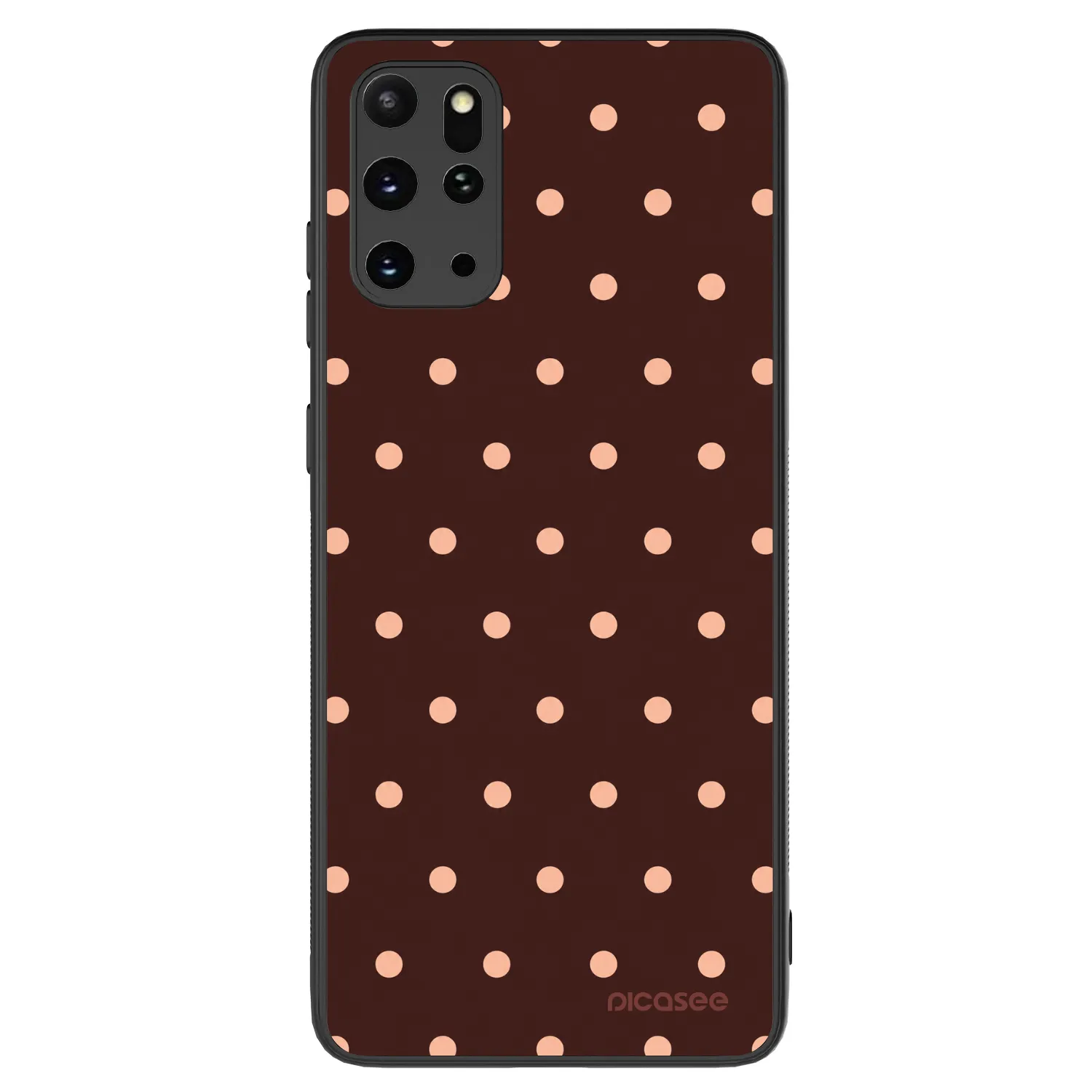 Picasee ULTIMATE CASE za Samsung Galaxy S20+ G985F - Peach Dots & Chocolate