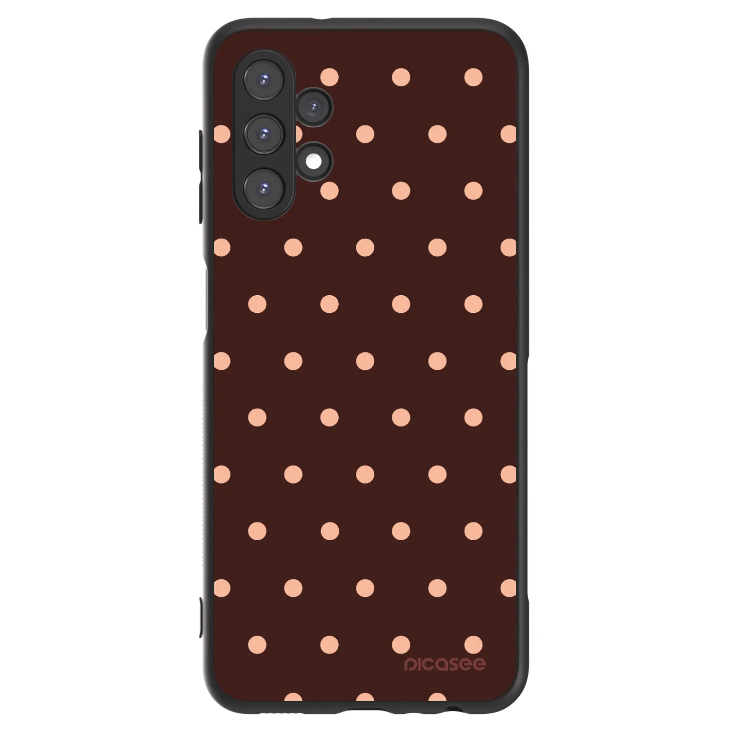 Picasee ULTIMATE CASE za Samsung Galaxy A13 4G A135 - Peach Dots & Chocolate