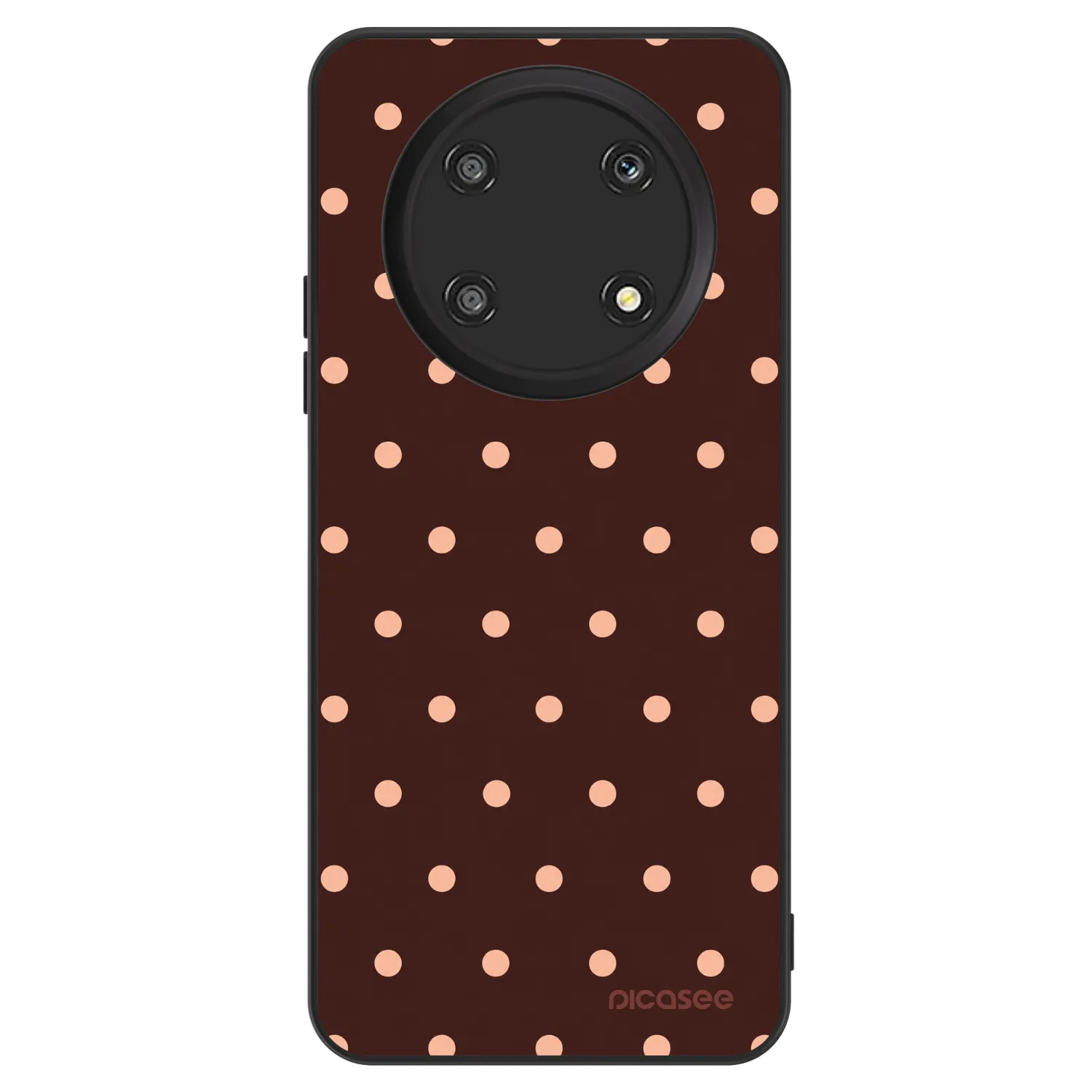 Picasee ULTIMATE CASE za Honor Magic4 Lite 5G - Peach Dots & Chocolate
