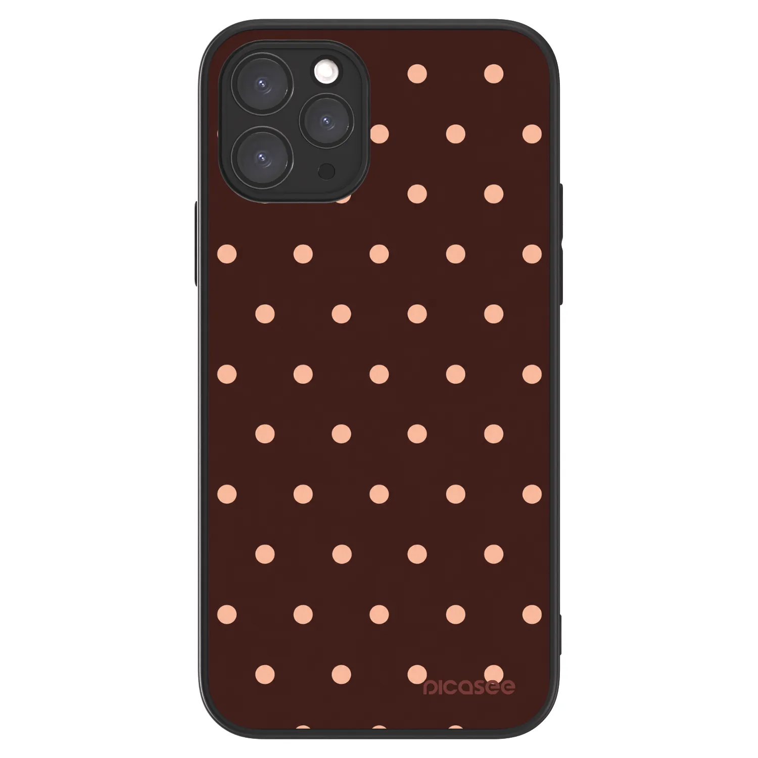 Picasee ULTIMATE CASE MagSafe za Apple iPhone 11 Pro - Peach Dots & Chocolate