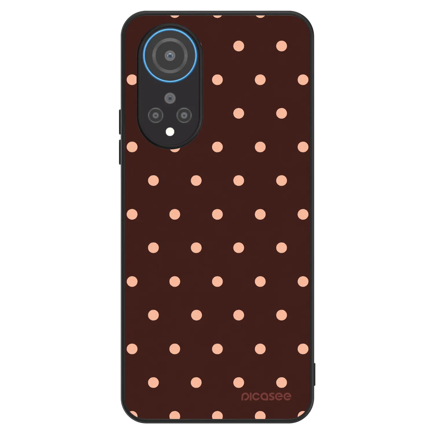 Picasee ULTIMATE CASE za Honor X7 - Peach Dots & Chocolate