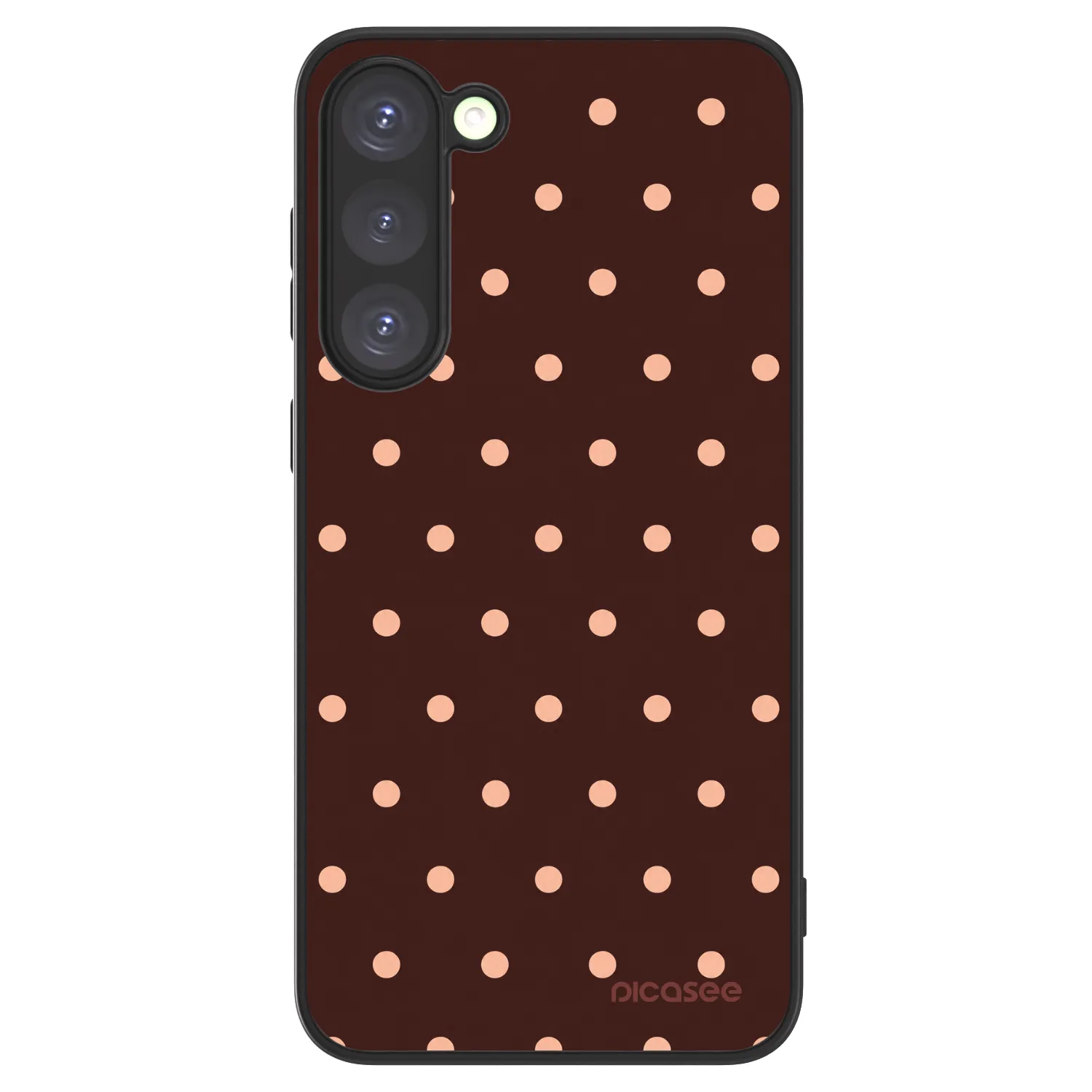 Picasee ULTIMATE CASE za Samsung Galaxy S23+ 5G - Peach Dots & Chocolate