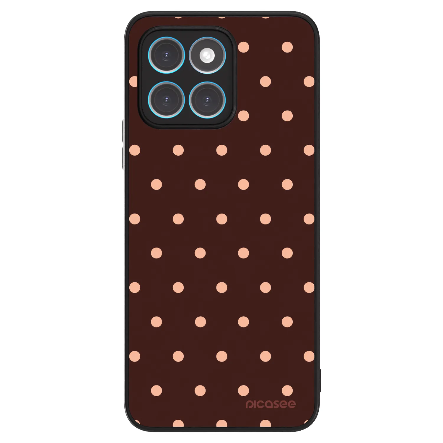 Picasee ULTIMATE CASE za Honor X6 - Peach Dots & Chocolate
