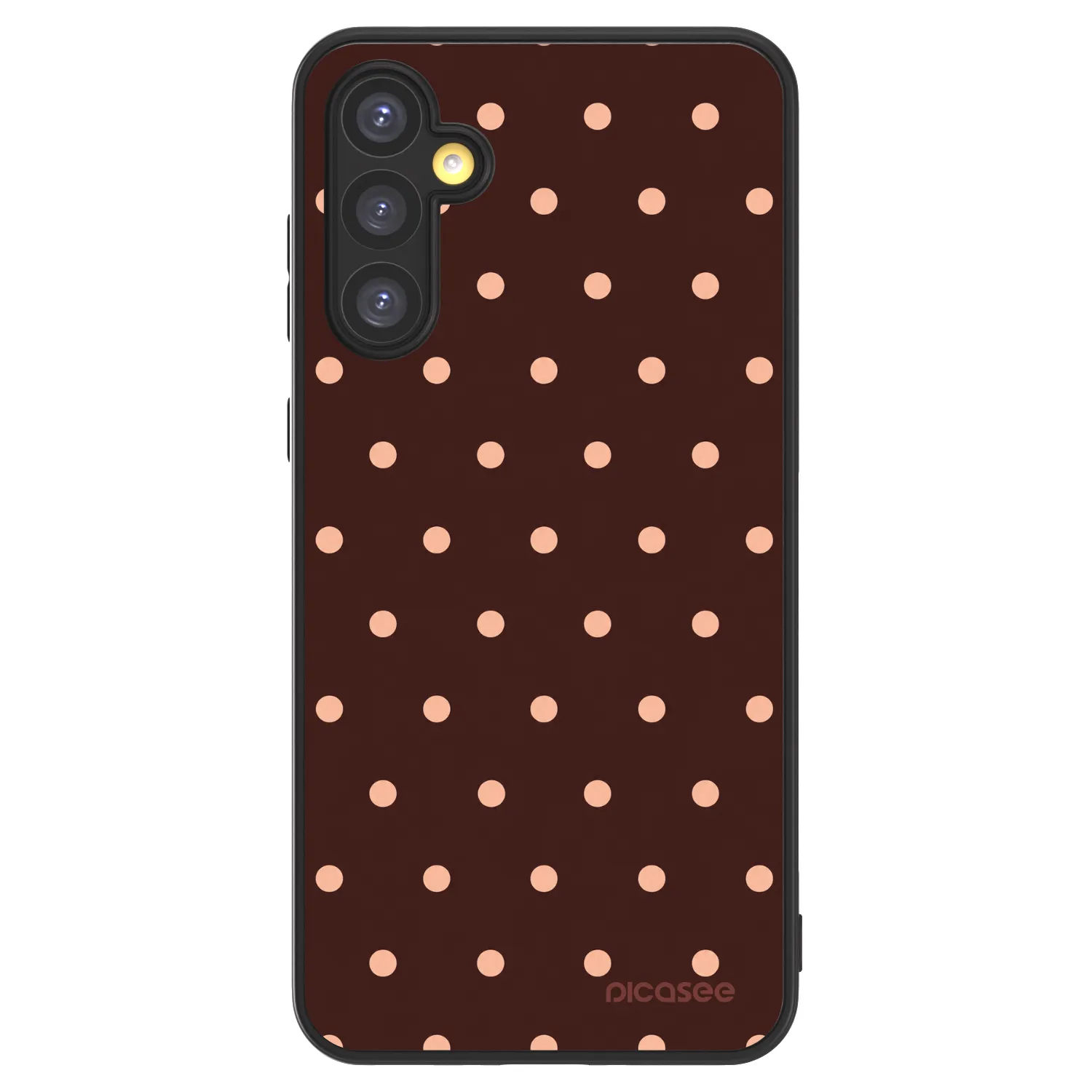 Picasee ULTIMATE CASE za Samsung Galaxy A34 5G A346B - Peach Dots & Chocolate