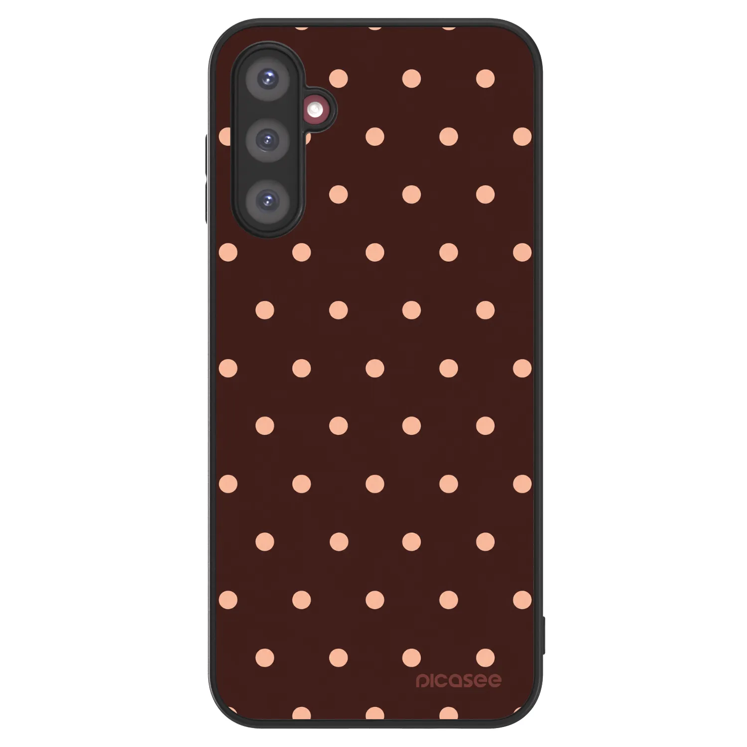 Picasee ULTIMATE CASE za Samsung Galaxy A14 4G A145R - Peach Dots & Chocolate