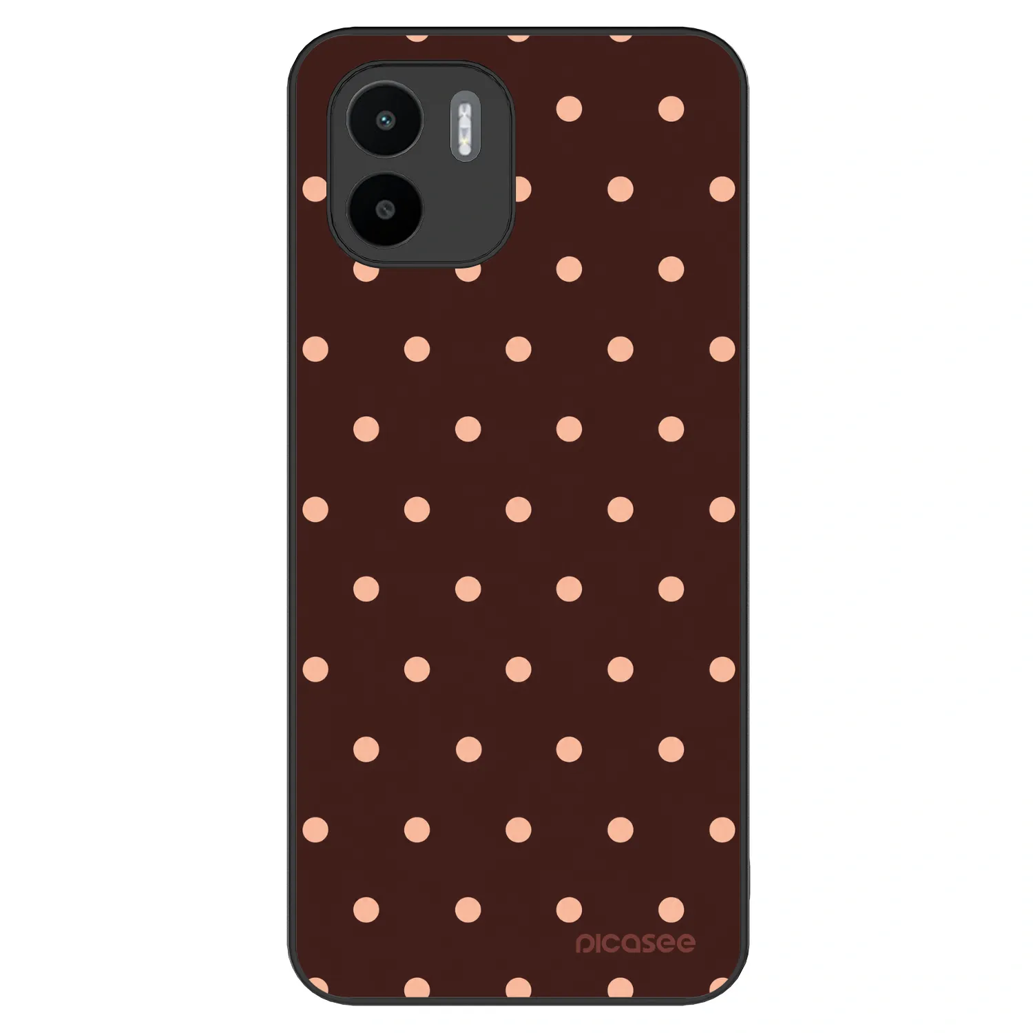 Picasee ULTIMATE CASE za Xiaomi Redmi A2 - Peach Dots & Chocolate