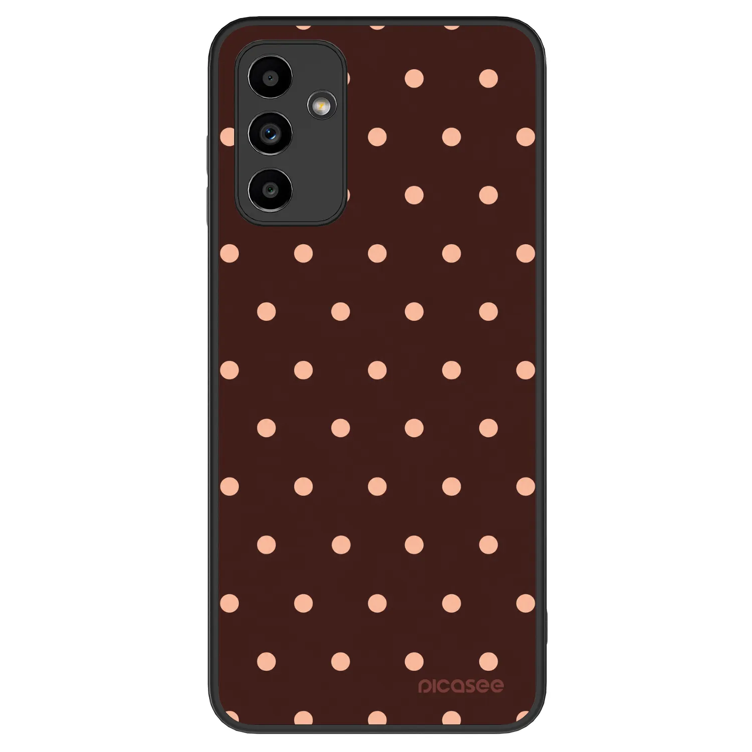 Picasee ULTIMATE CASE za Samsung Galaxy A04s A047F - Peach Dots & Chocolate