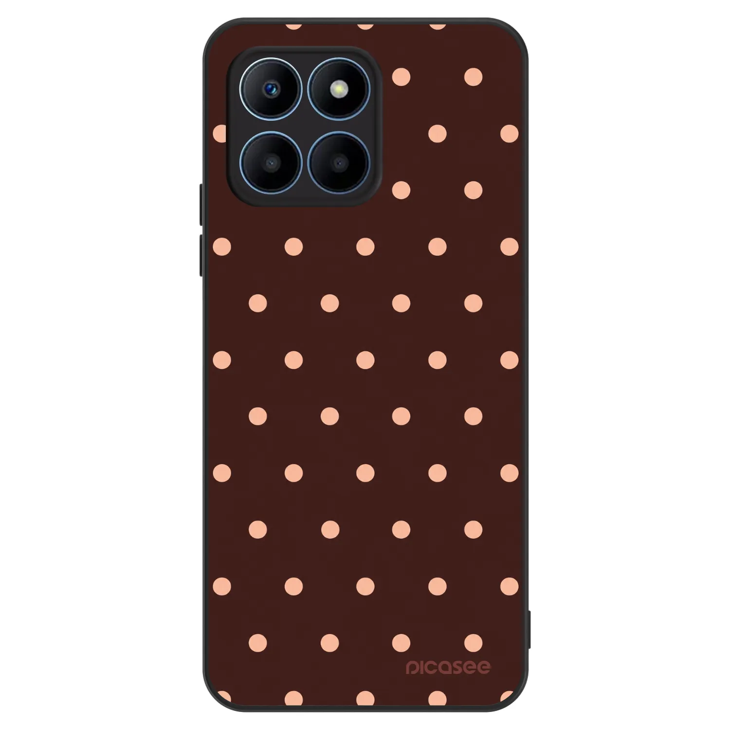 Picasee ULTIMATE CASE za Honor 70 Lite - Peach Dots & Chocolate