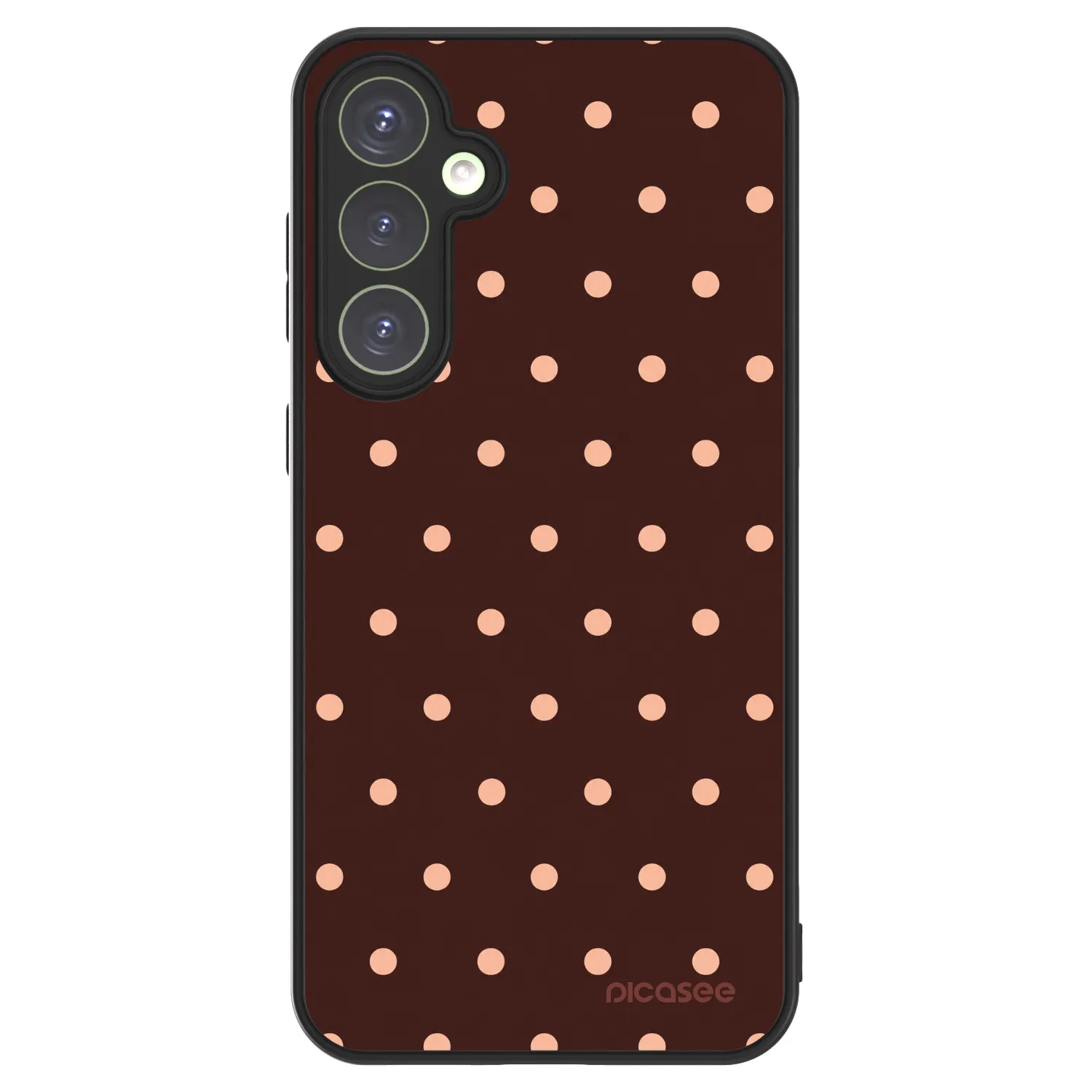 Picasee ULTIMATE CASE PowerShare za Samsung Galaxy S23 FE S711B - Peach Dots & Chocolate