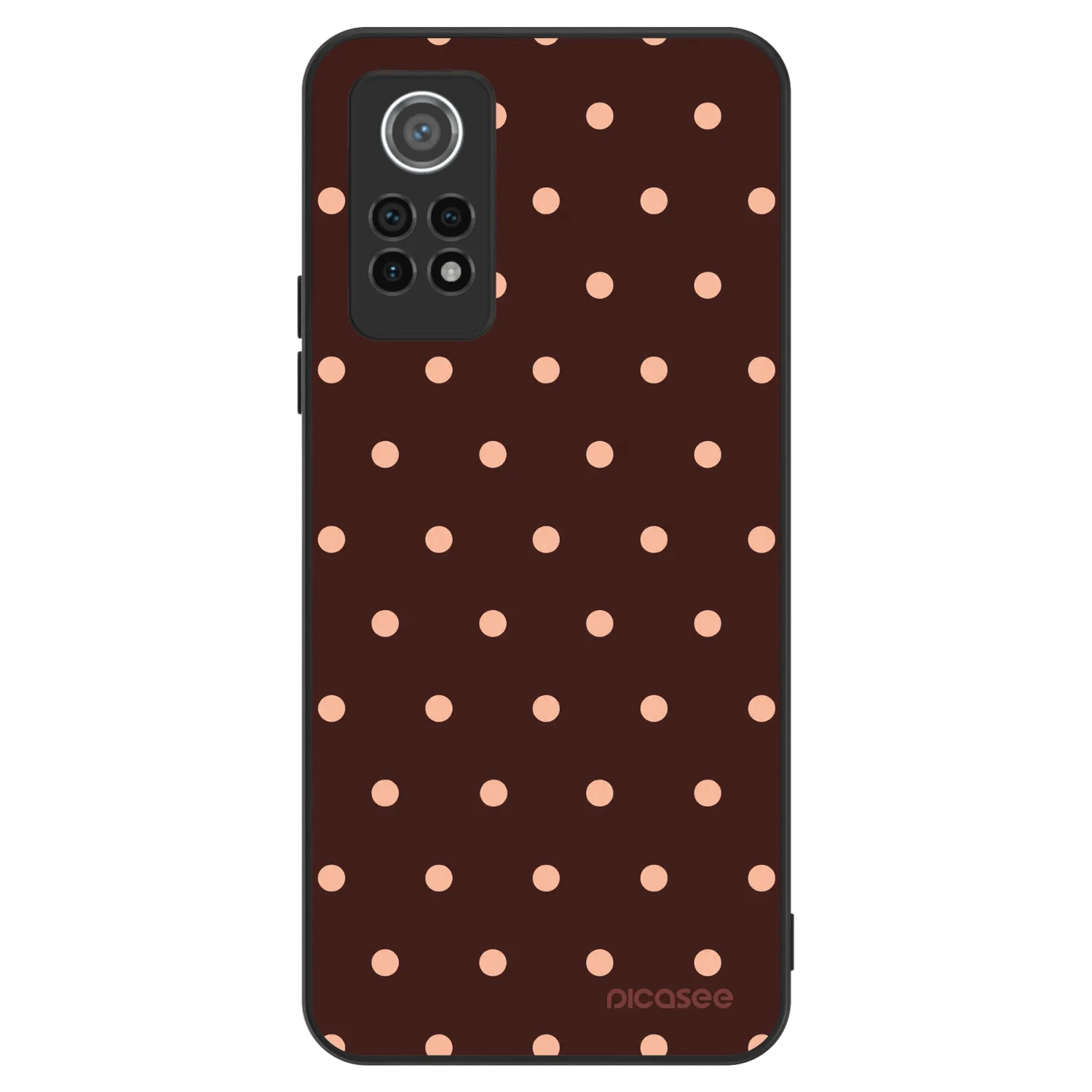Picasee ULTIMATE CASE za Xiaomi Redmi Note 12 Pro 4G - Peach Dots & Chocolate