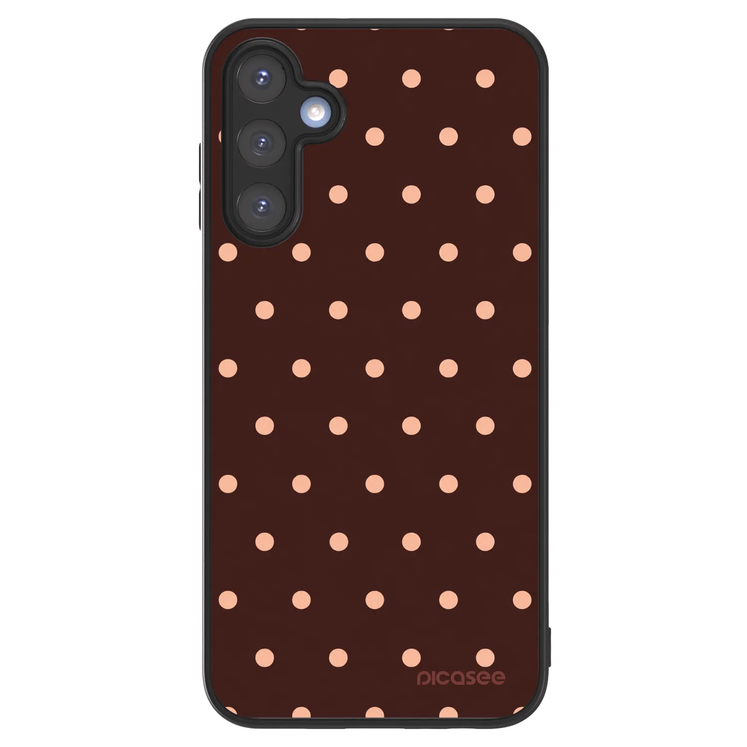 Picasee ULTIMATE CASE za Samsung Galaxy A15 A156B 5G - Peach Dots & Chocolate