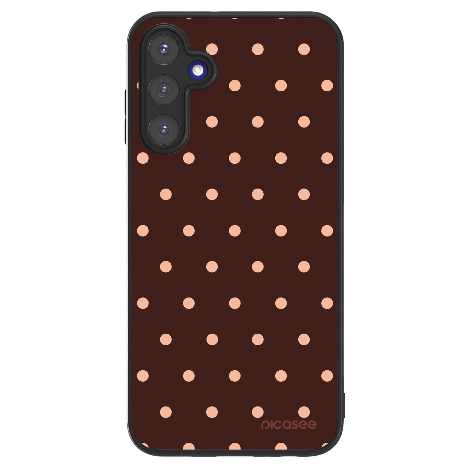 Picasee ULTIMATE CASE za Samsung Galaxy A15 A155F 4G - Peach Dots & Chocolate