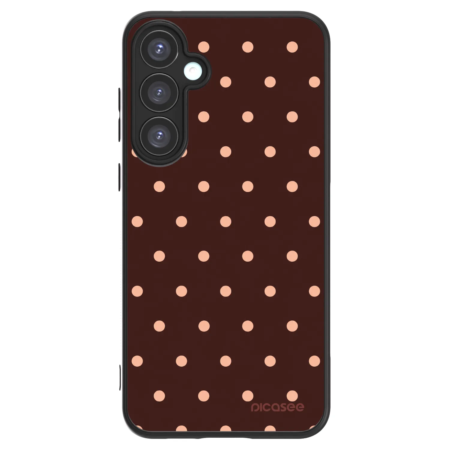 Picasee ULTIMATE CASE za Samsung Galaxy A55 5G A556B - Peach Dots & Chocolate