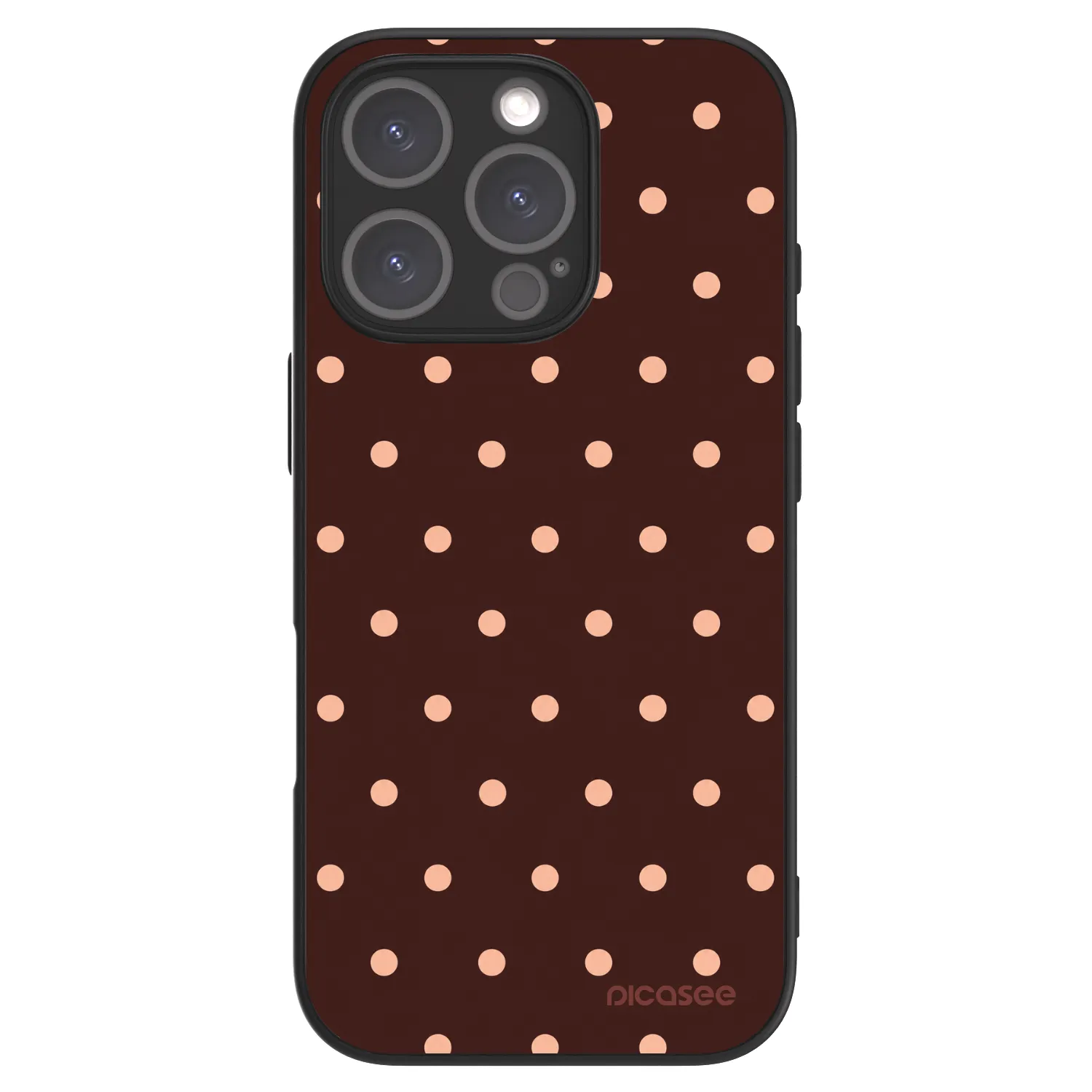 Picasee ULTIMATE CASE za Apple iPhone 16 Pro - Peach Dots & Chocolate