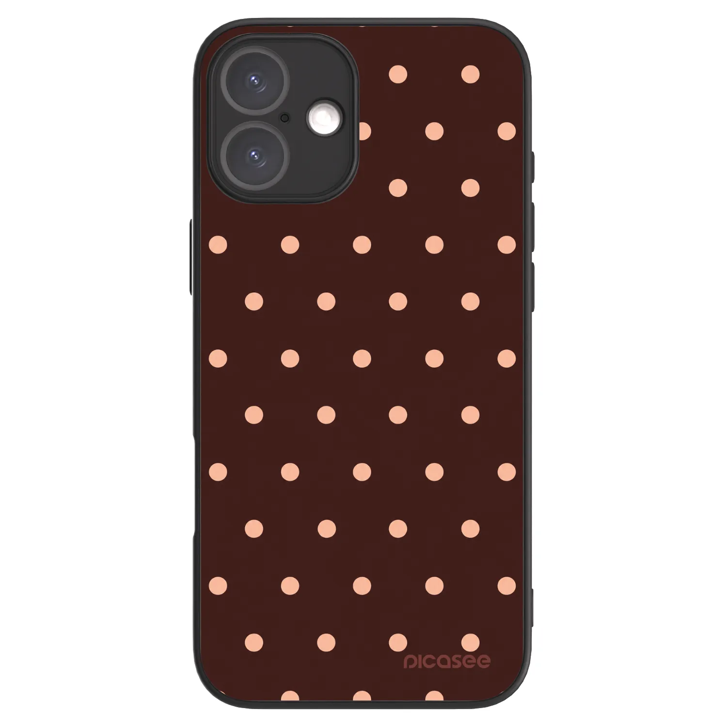 Picasee ULTIMATE CASE MagSafe za Apple iPhone 16 Plus - Peach Dots & Chocolate
