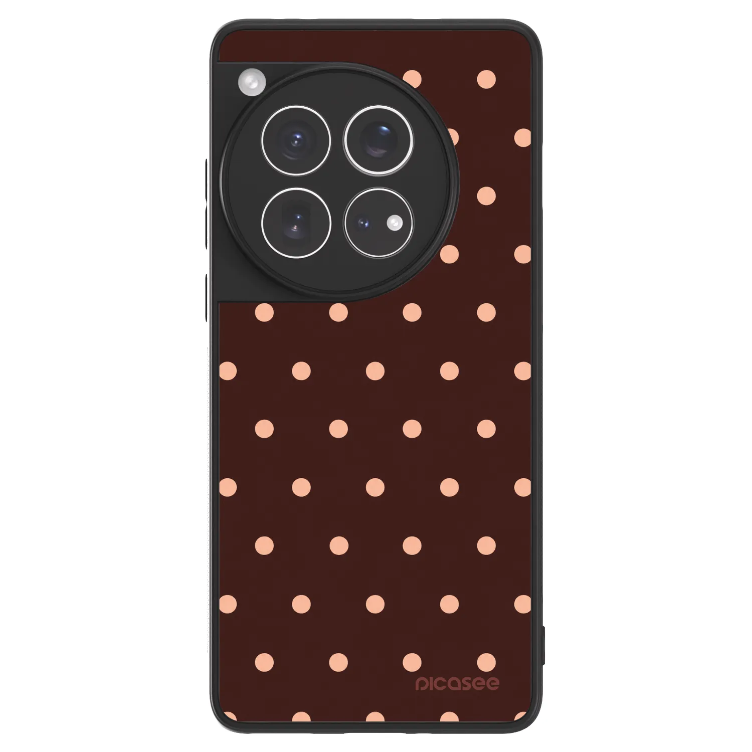 Picasee ULTIMATE CASE za OnePlus 12 5G - Peach Dots & Chocolate