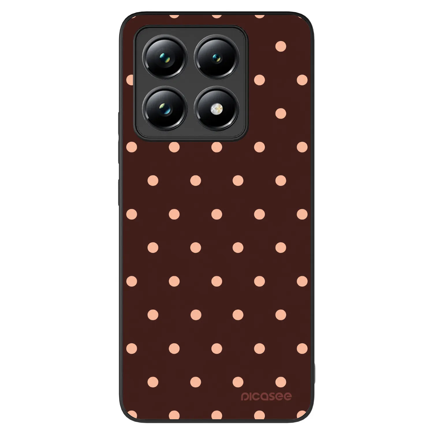 Picasee ULTIMATE CASE za Xiaomi 14T - Peach Dots & Chocolate