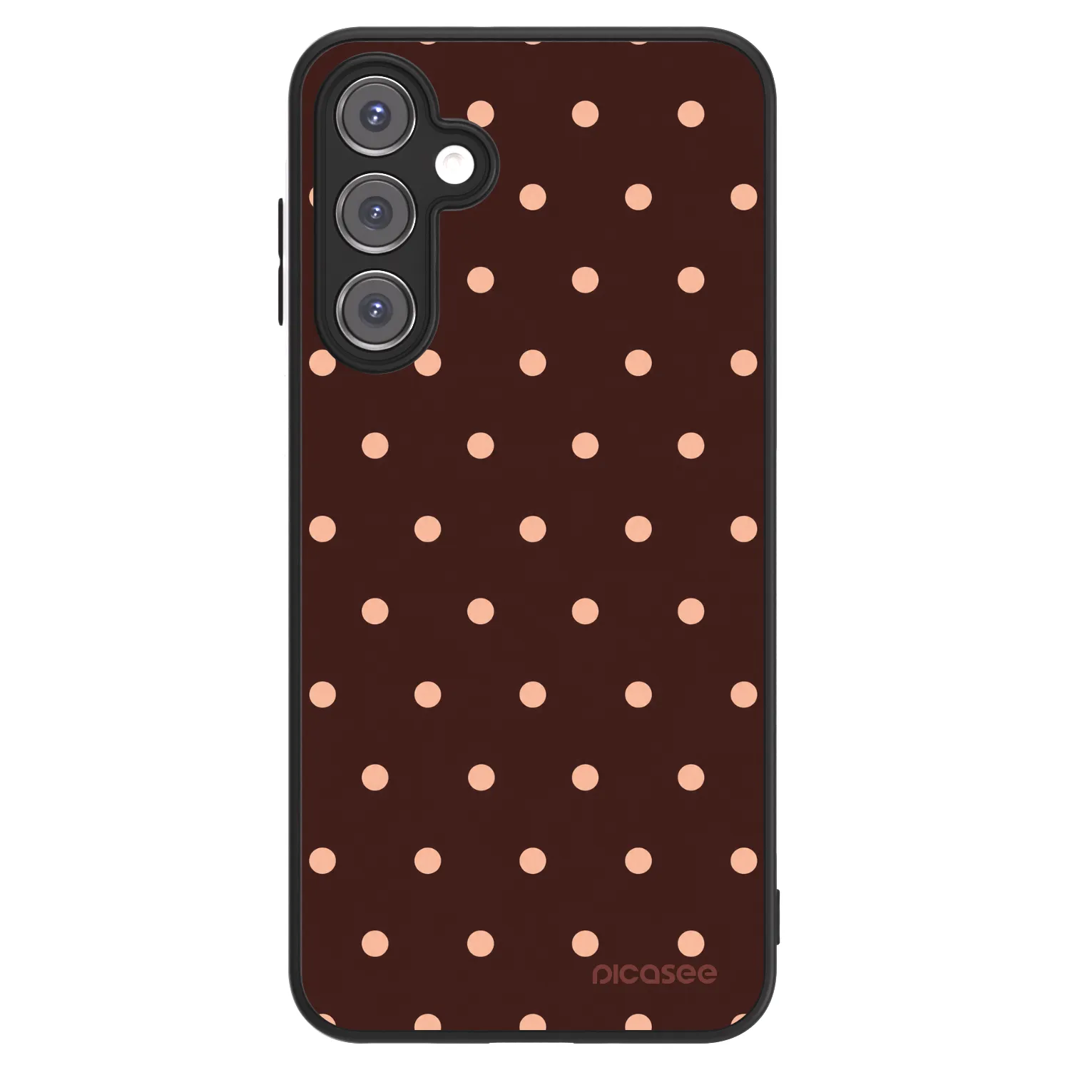 Picasee ULTIMATE CASE za Samsung Galaxy A16 5G - Peach Dots & Chocolate