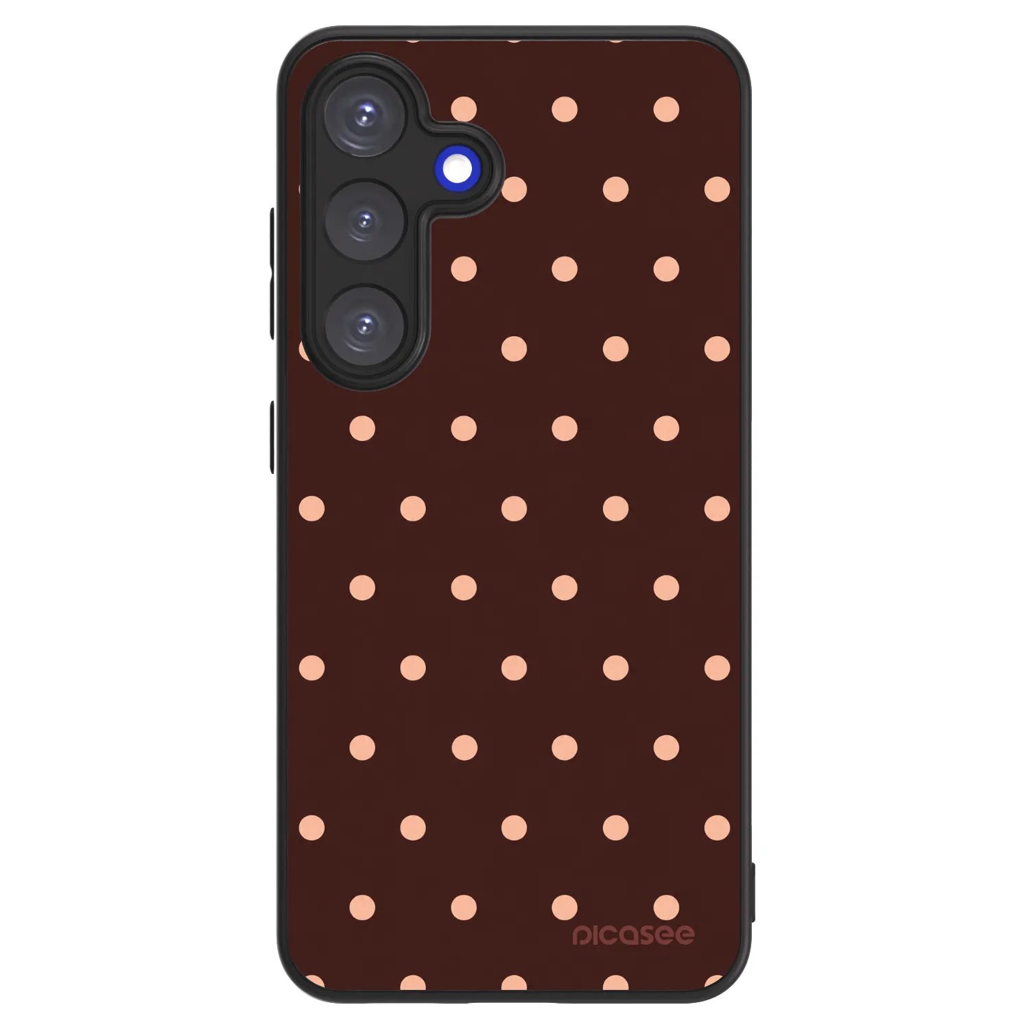 Picasee ULTIMATE CASE PowerShare za Samsung Galaxy S25 5G - Peach Dots & Chocolate