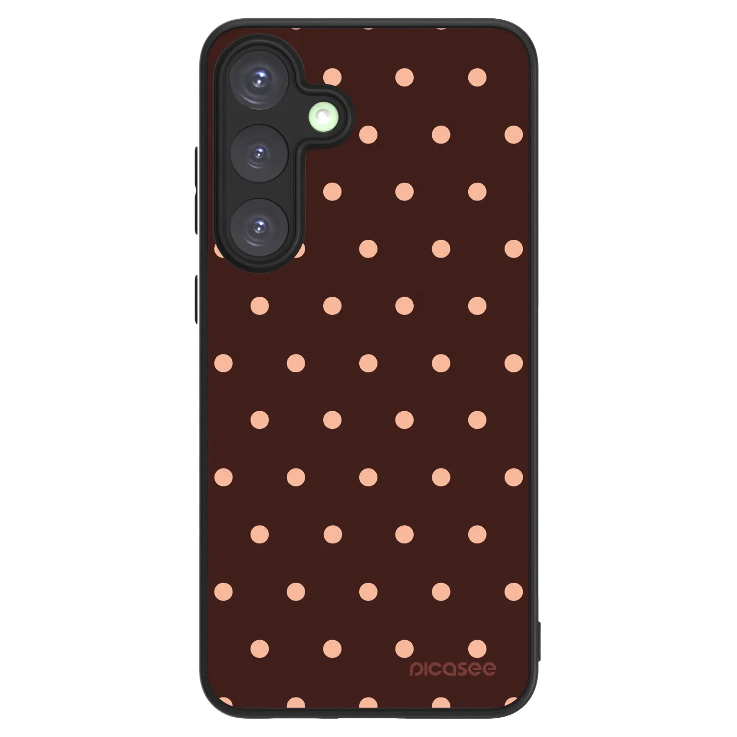 Picasee ULTIMATE CASE PowerShare za Samsung Galaxy S25+ 5G - Peach Dots & Chocolate