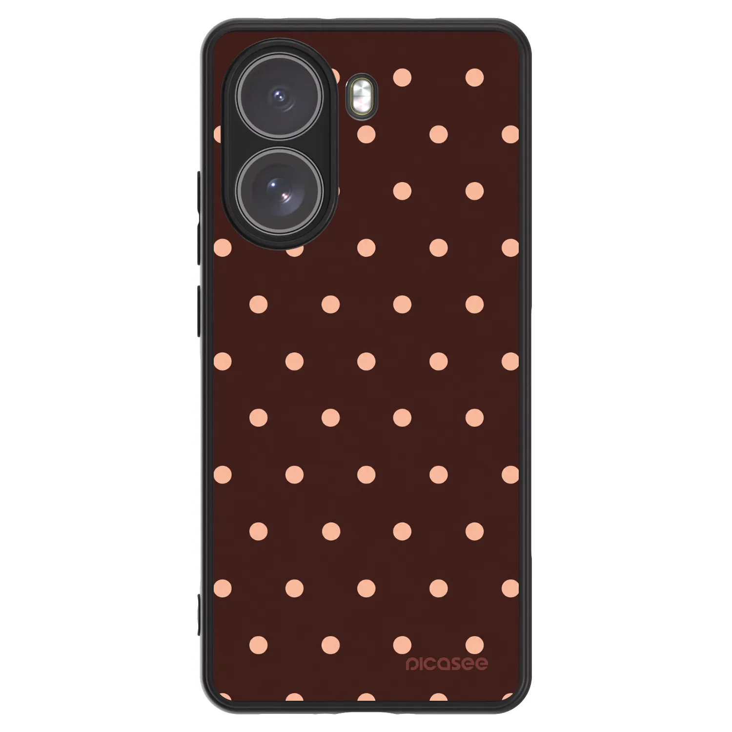 Picasee ULTIMATE CASE za Xiaomi Poco X7 Pro 5G - Peach Dots & Chocolate