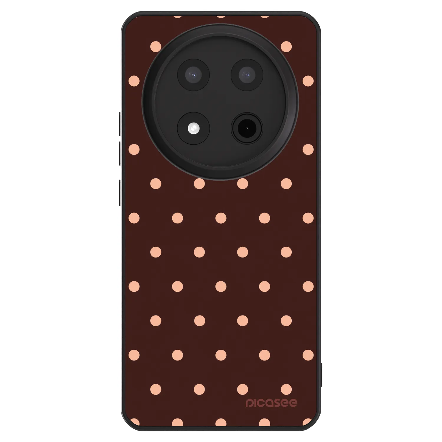 Picasee ULTIMATE CASE za Honor Magic7 Lite 5G - Peach Dots & Chocolate