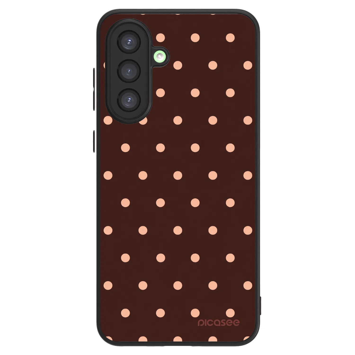 Picasee ULTIMATE CASE za Samsung Galaxy A26 5G A266B - Peach Dots & Chocolate