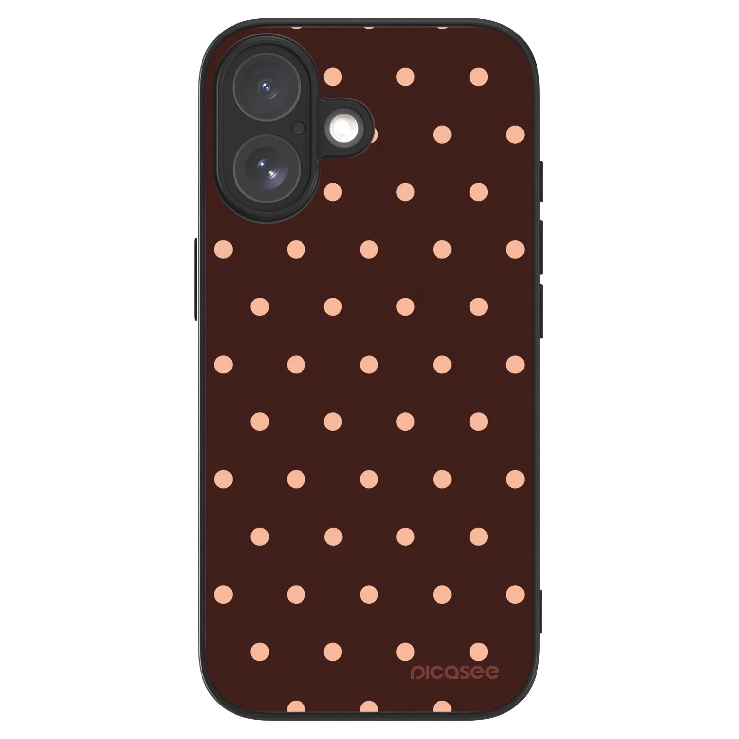 Picasee ULTIMATE CASE za Apple iPhone 17 - Peach Dots & Chocolate