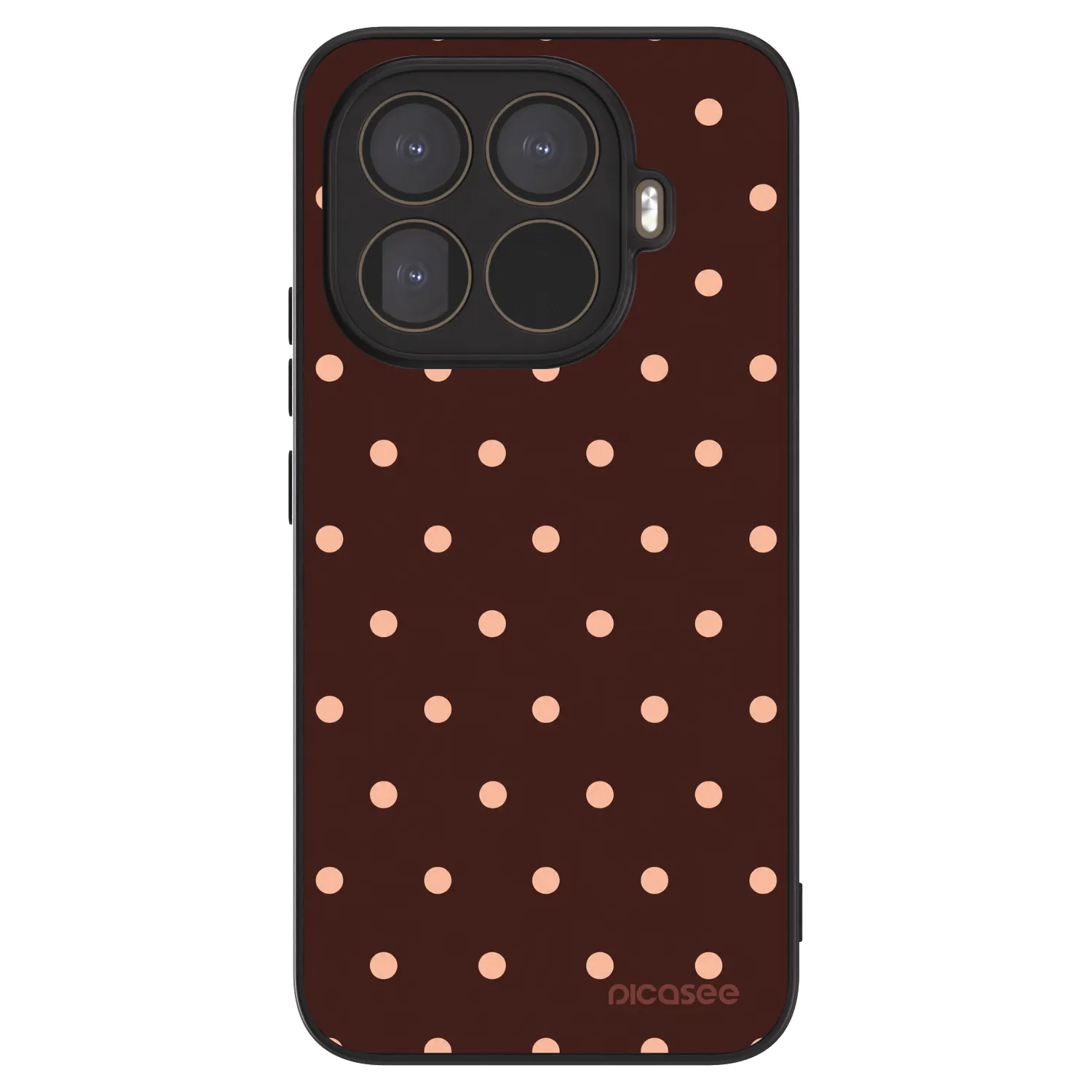 Picasee ULTIMATE CASE za Xiaomi 15T Pro - Peach Dots & Chocolate