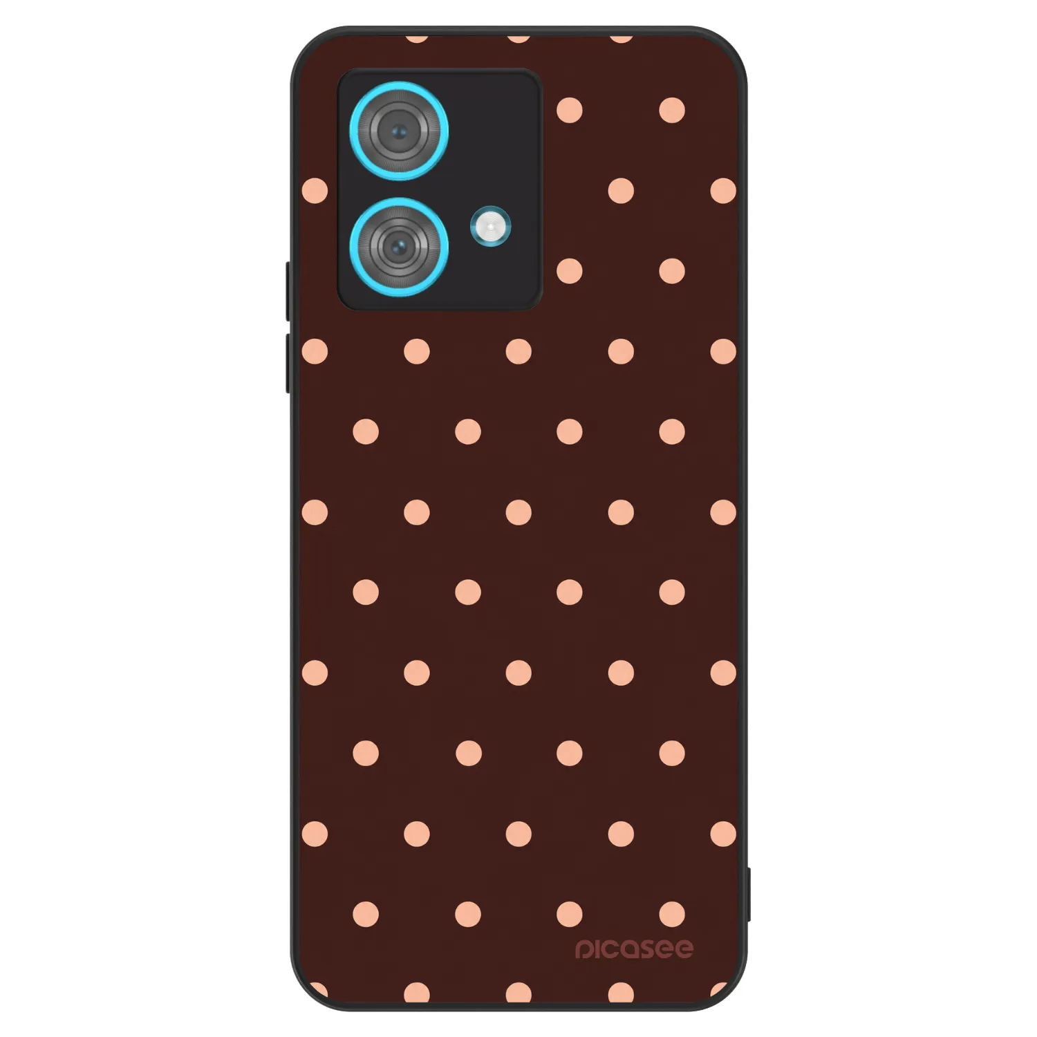 Picasee ULTIMATE CASE za Motorola Edge 40 Neo - Peach Dots & Chocolate