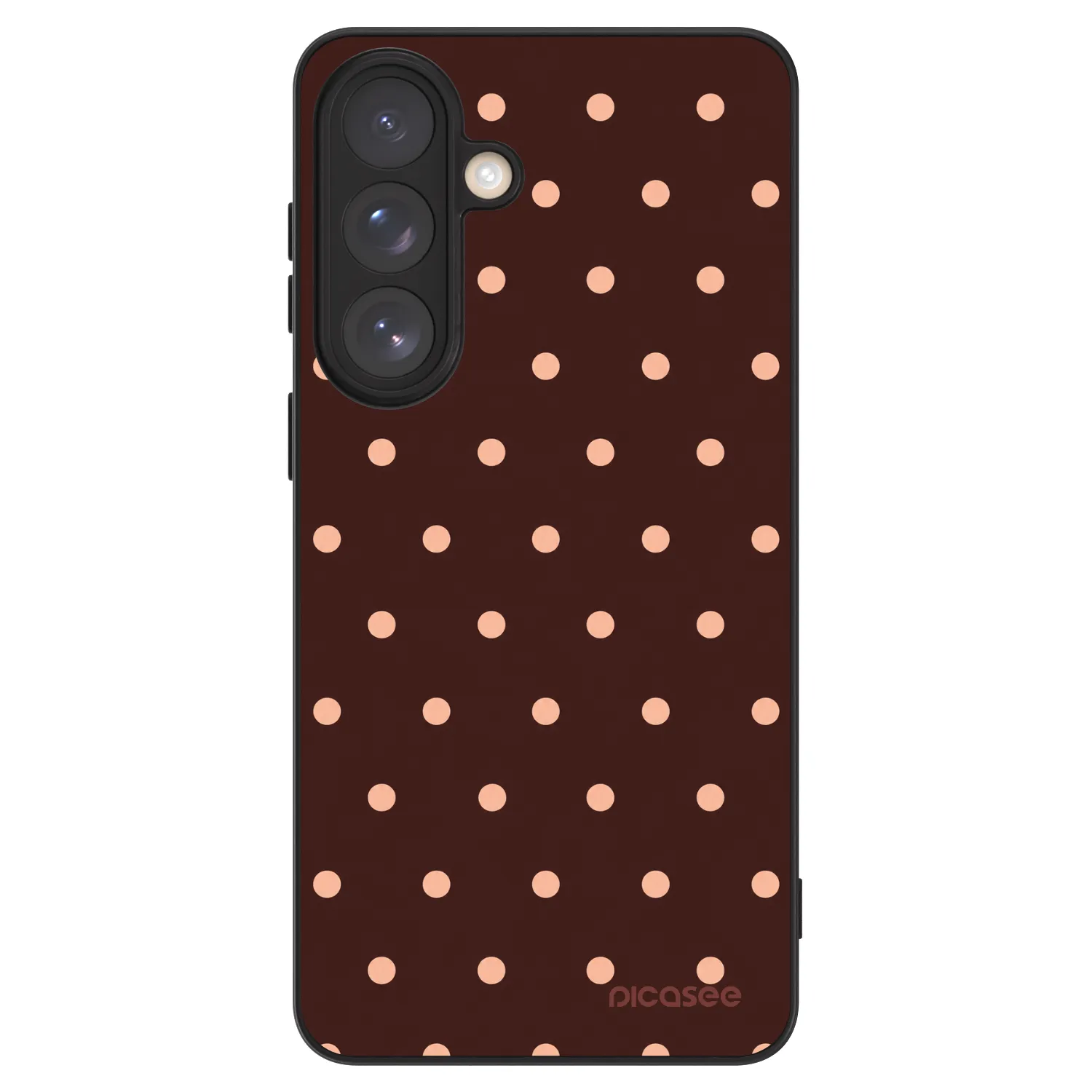 Picasee ULTIMATE CASE PowerShare za Samsung Galaxy S26+ - Peach Dots & Chocolate