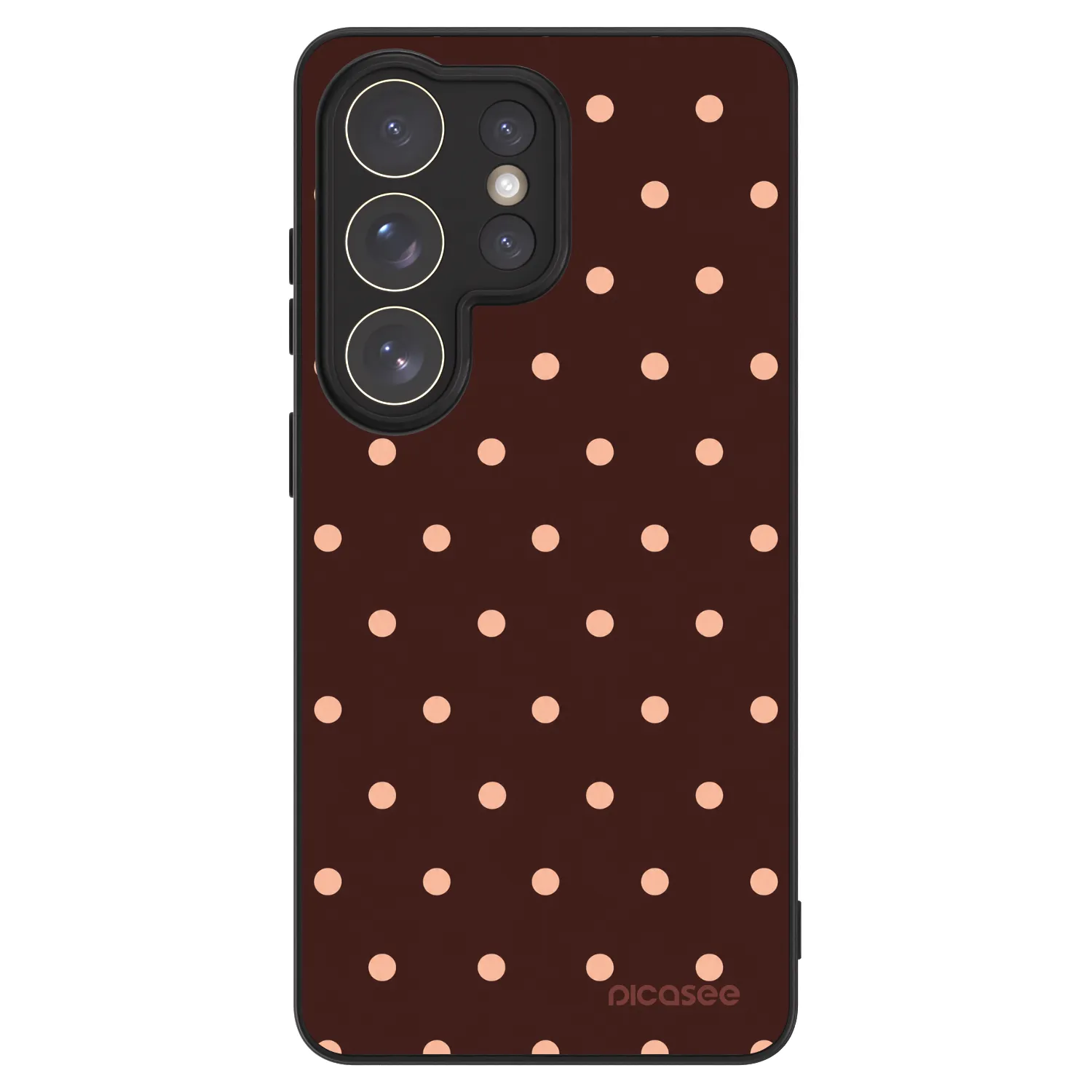 Picasee ULTIMATE CASE za Samsung Galaxy S26 Ultra - Peach Dots & Chocolate