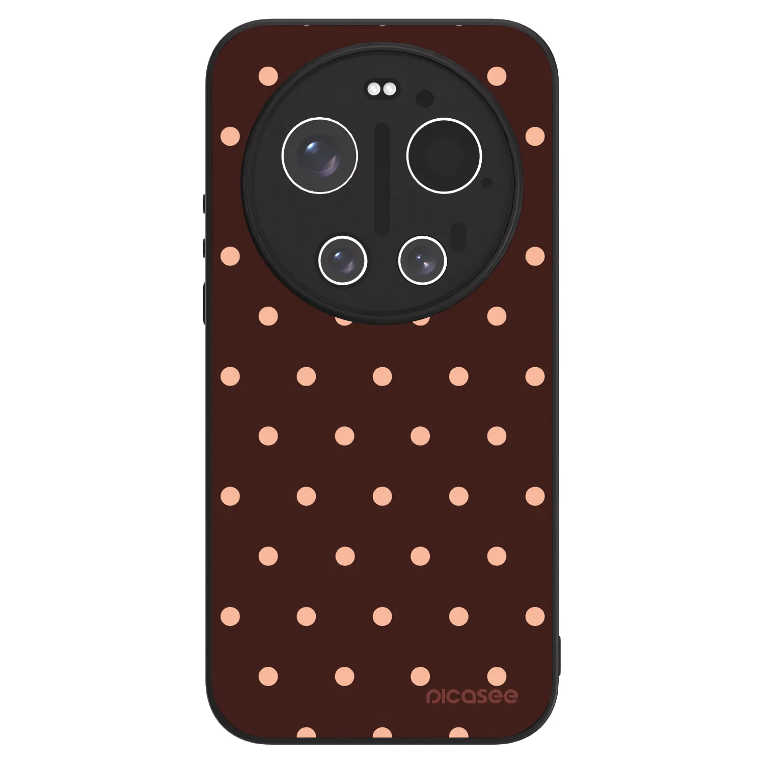 Picasee ULTIMATE CASE za Xiaomi 17 Ultra - Peach Dots & Chocolate