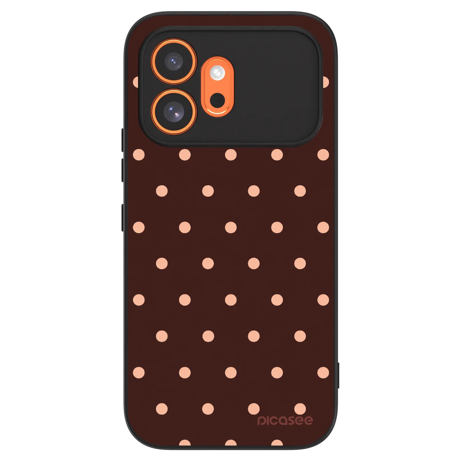 Picasee ULTIMATE CASE za Honor 600 - Peach Dots & Chocolate