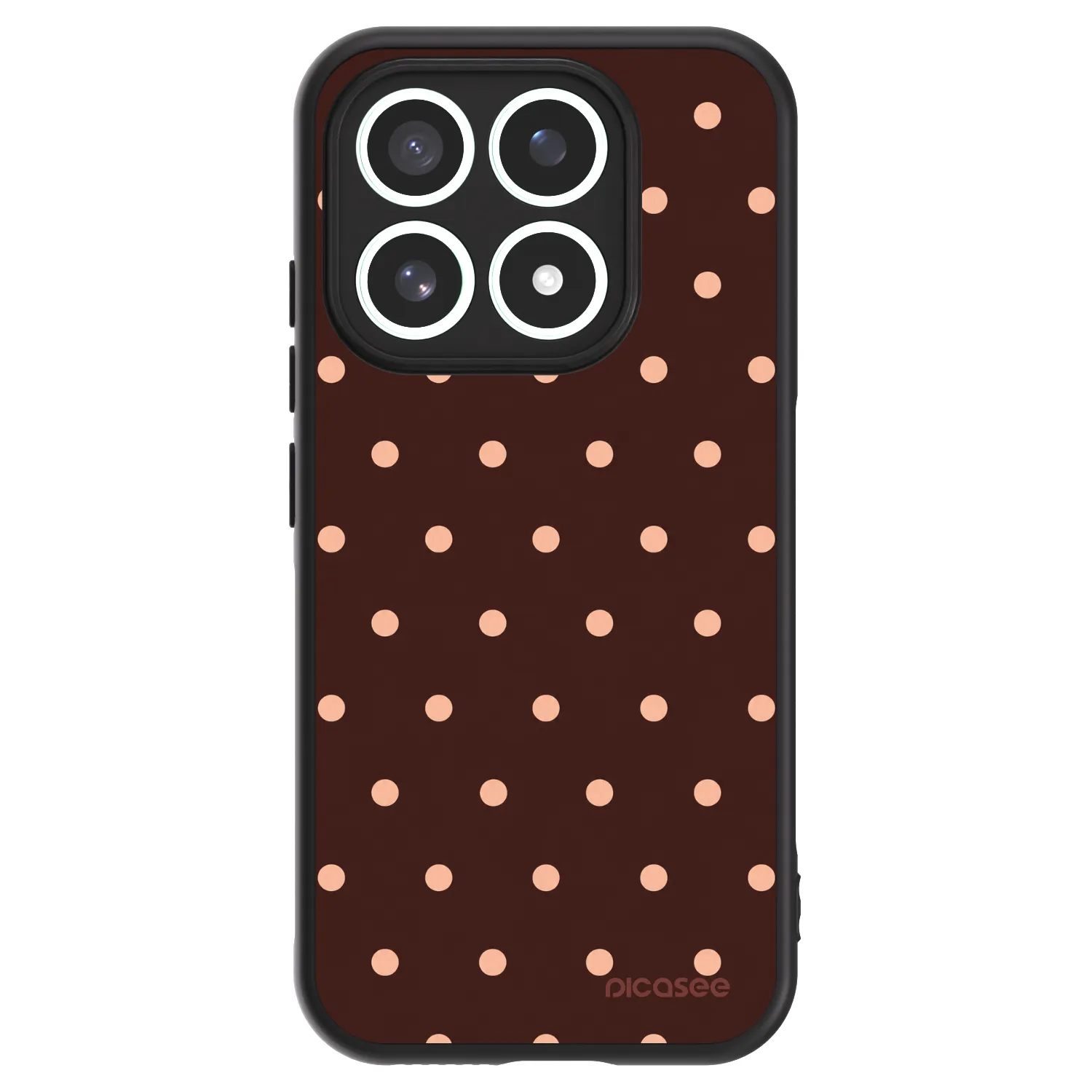 Picasee ULTIMATE CASE PowerShare za Xiaomi 17 - Peach Dots & Chocolate