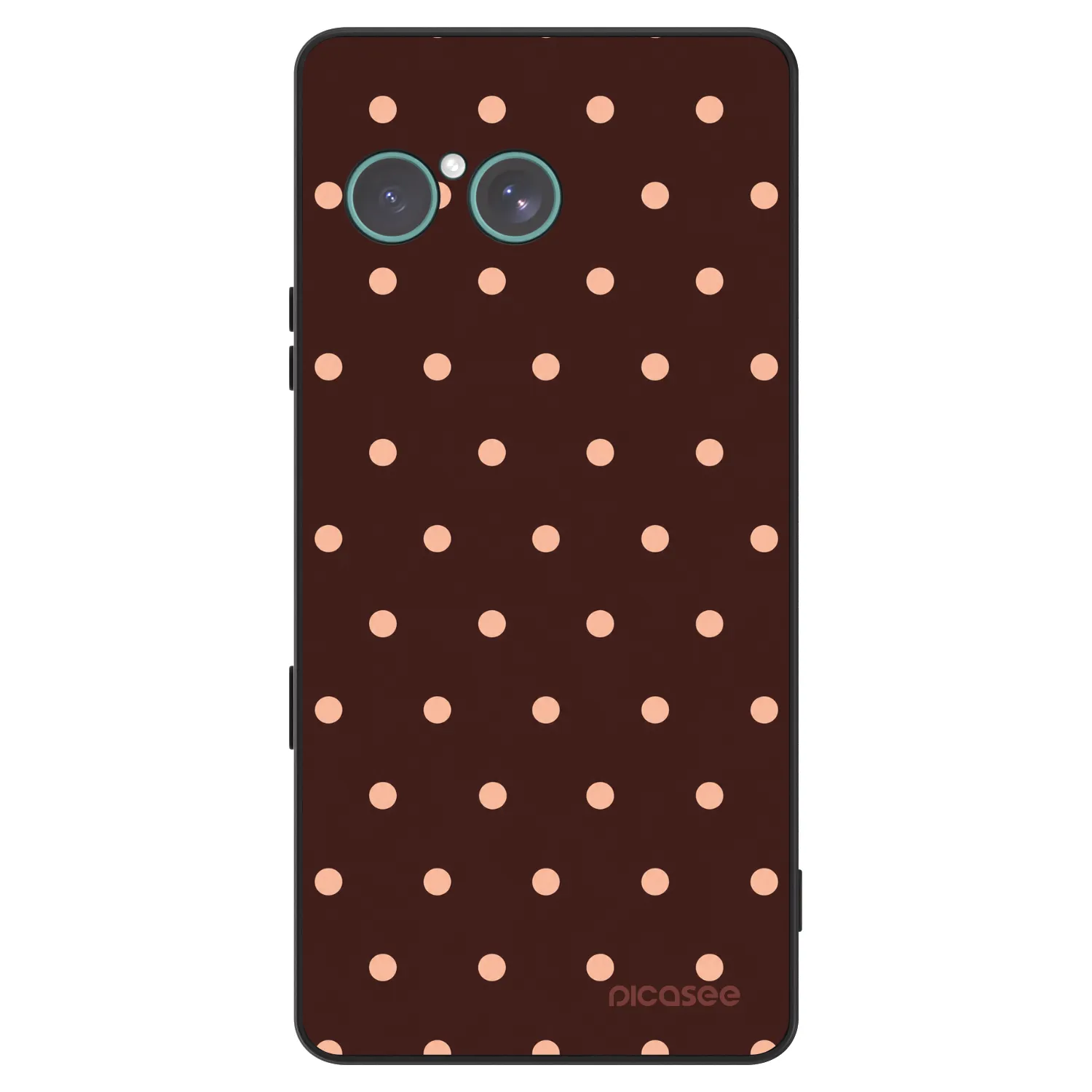 Picasee ULTIMATE CASE za Sony Xperia 10 VII - Peach Dots & Chocolate