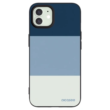 Picasee crna silikonska maskica za Apple iPhone 12 - Coastal Blue