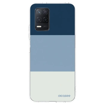 Picasee silikonska prozirna maskica za Realme 8 5G - Coastal Blue