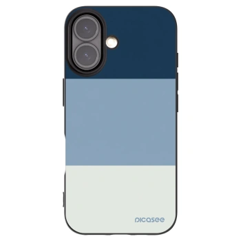Picasee crna silikonska maskica za Apple iPhone 16 - Coastal Blue