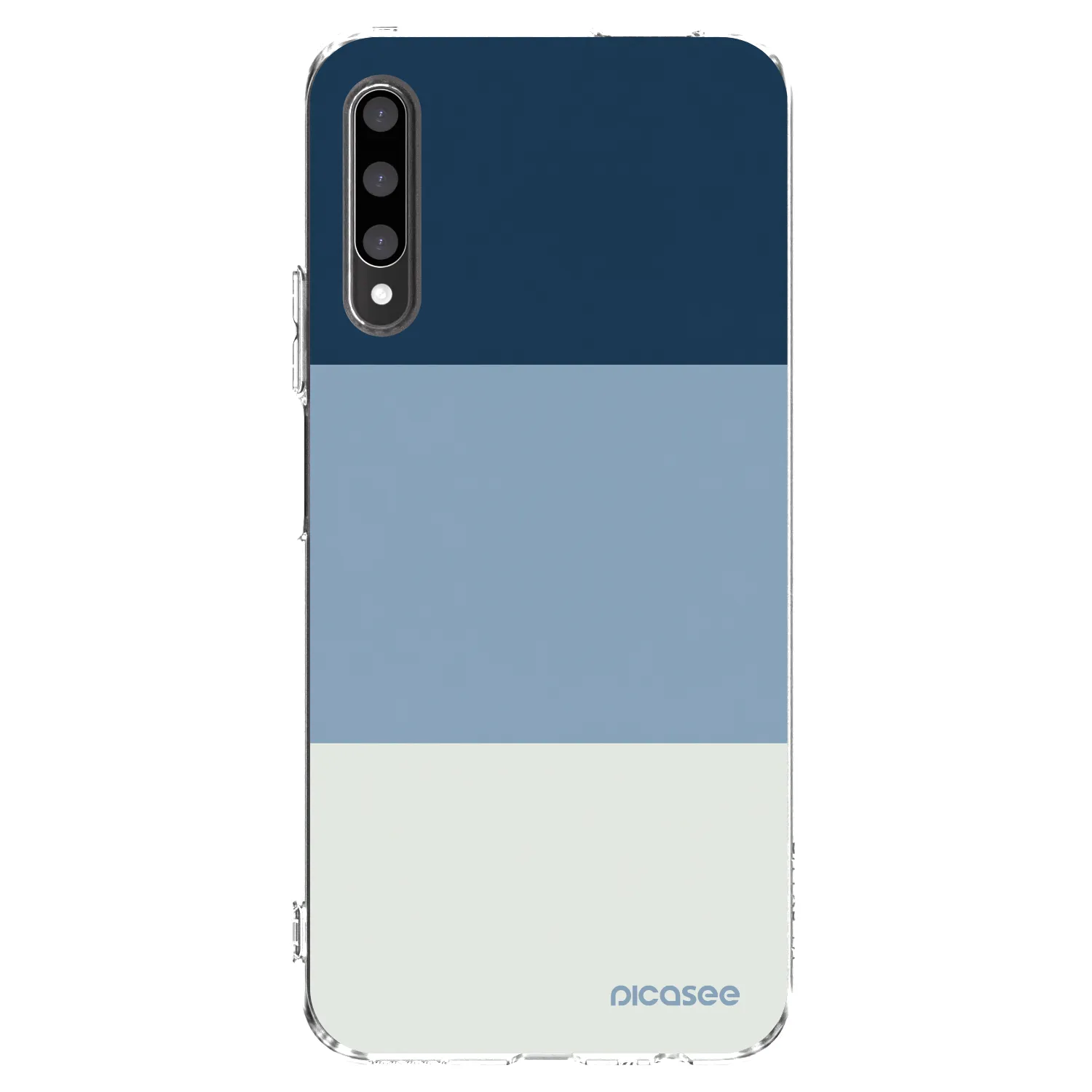 Picasee silikonska prozirna maskica za Honor 9X Pro - Coastal Blue