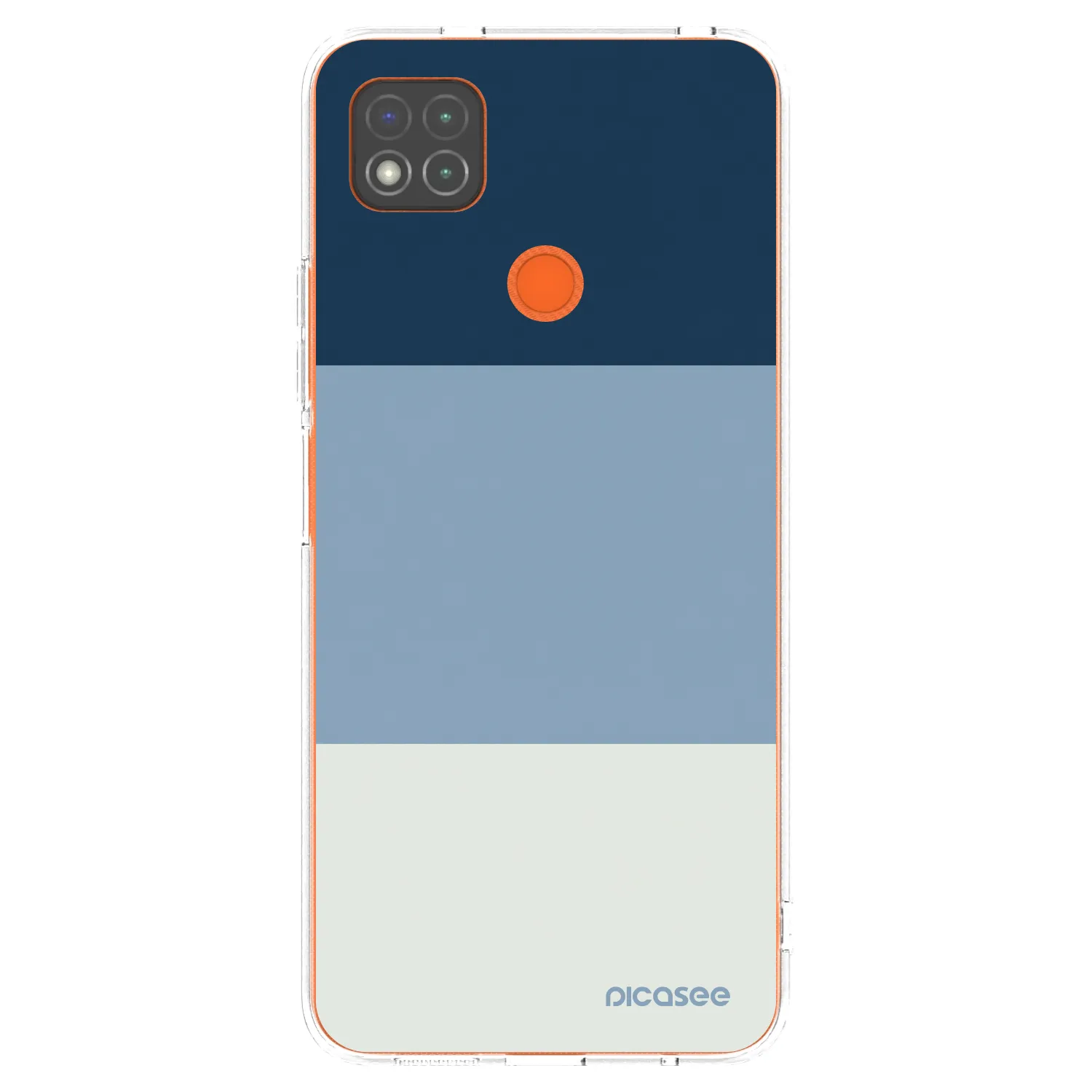 Picasee silikonska prozirna maskica za Xiaomi Redmi 9C - Coastal Blue